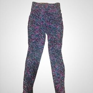Lululemon Floral Patterned Workout Leggings